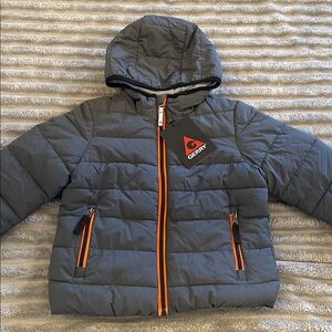 NWT 3T Gerry winter coat gray and orange